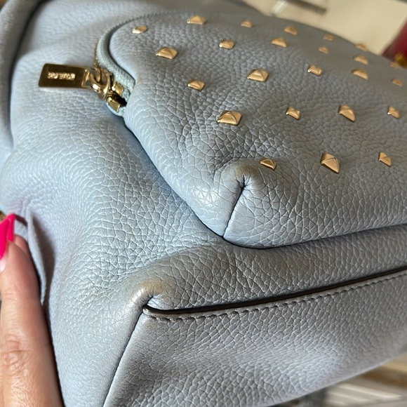 Michael Kors Erin Studded Women's Bag - Pale Blue, Medium - Picture 7 of 15